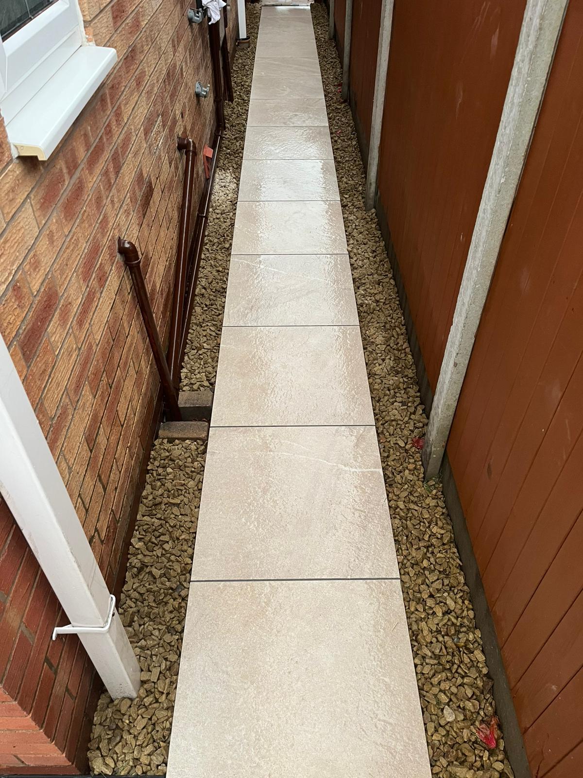 Porcelain Patio Extension — Rear Garden Upgrade