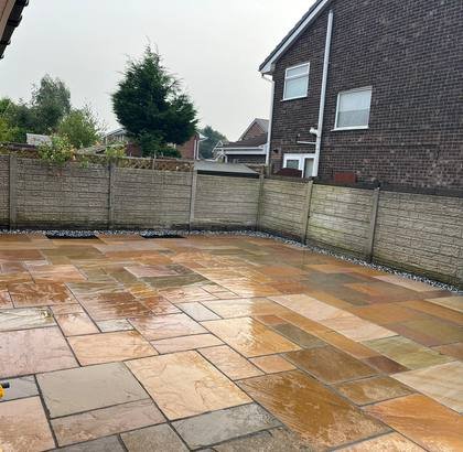 Sandstone Patio Renovation